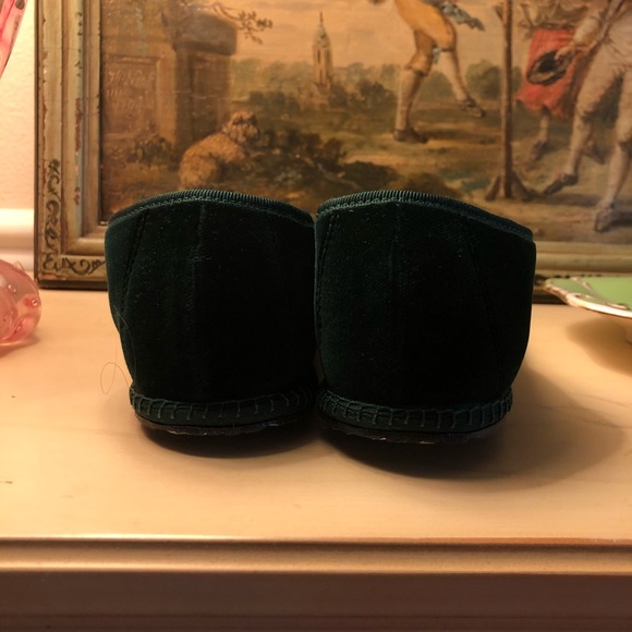 Brand New Men’s Vibi Venezia Velvet Green slippers - Picture 4 of 6